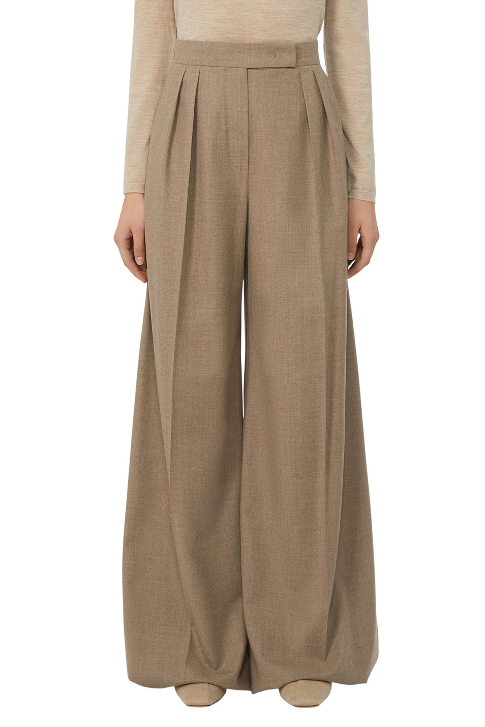 Женский Max Mara Брюки ZULIA из эластичного кашемира (цвет ), артикул 2521136012 | Фото 3