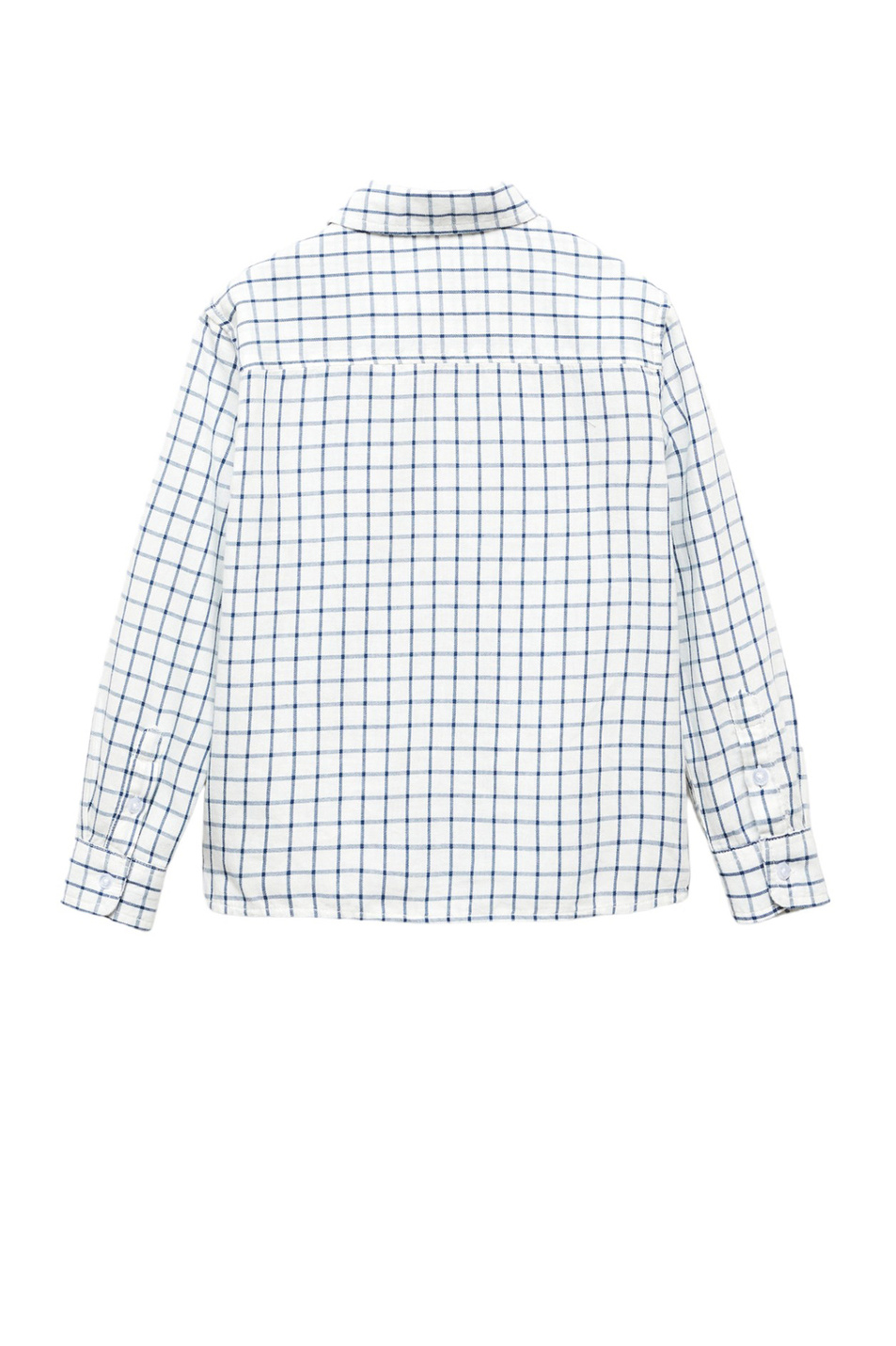 Мальчикам Mango Kids Рубашка MIGUEL из хлопка в клетку (цвет ), артикул 57074413 | Фото 2