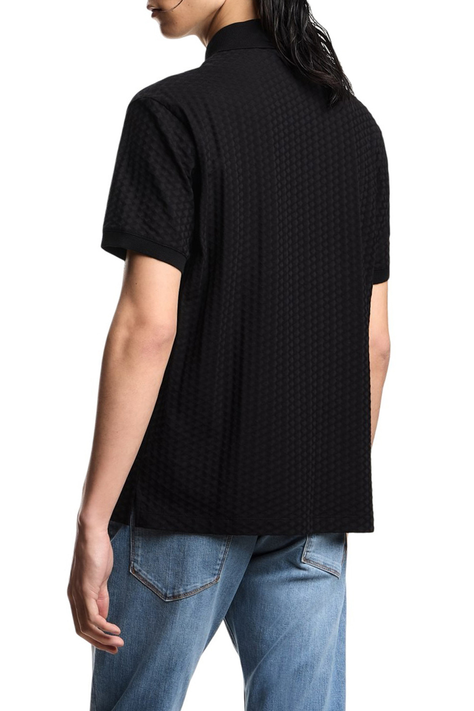 Мужской Emporio Armani Поло из хлопка (цвет ), артикул EM001295-AF10762 | Фото 4