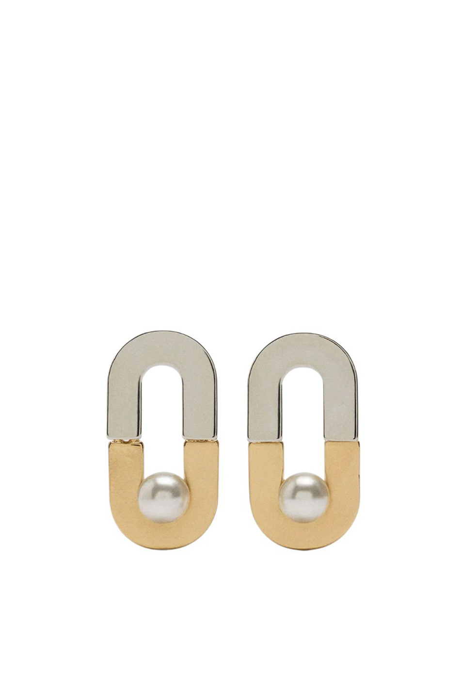 Женский Parfois Серьги-кольца с искусственным жемчугом (цвет ), артикул 239363 | Фото 1