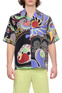 Moschino Рубашка из чистого шелка с принтом ( цвет), артикул A0207-2056 | Фото 1