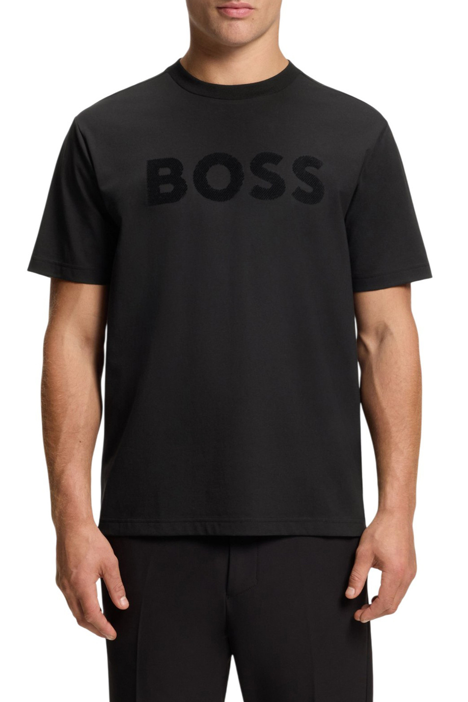 Мужской BOSS Футболка с логотипом (цвет ), артикул 50553636 | Фото 3