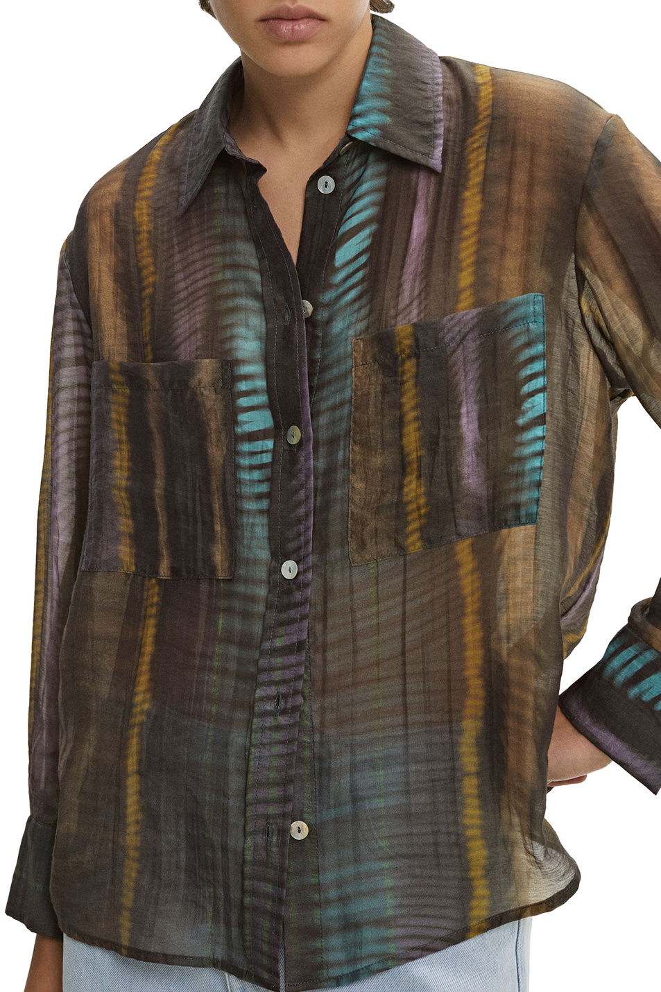 Женский Parfois Рубашка с принтом (цвет ), артикул 215097 | Фото 3