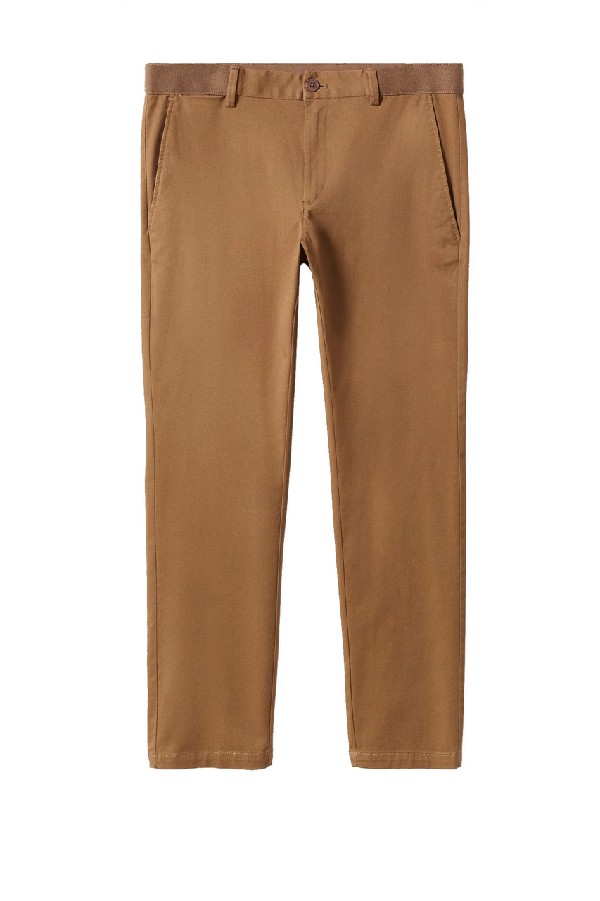 Зауженные брюки PRATO|Основной цвет:Коричневый|Артикул:27090601 | Фото 1