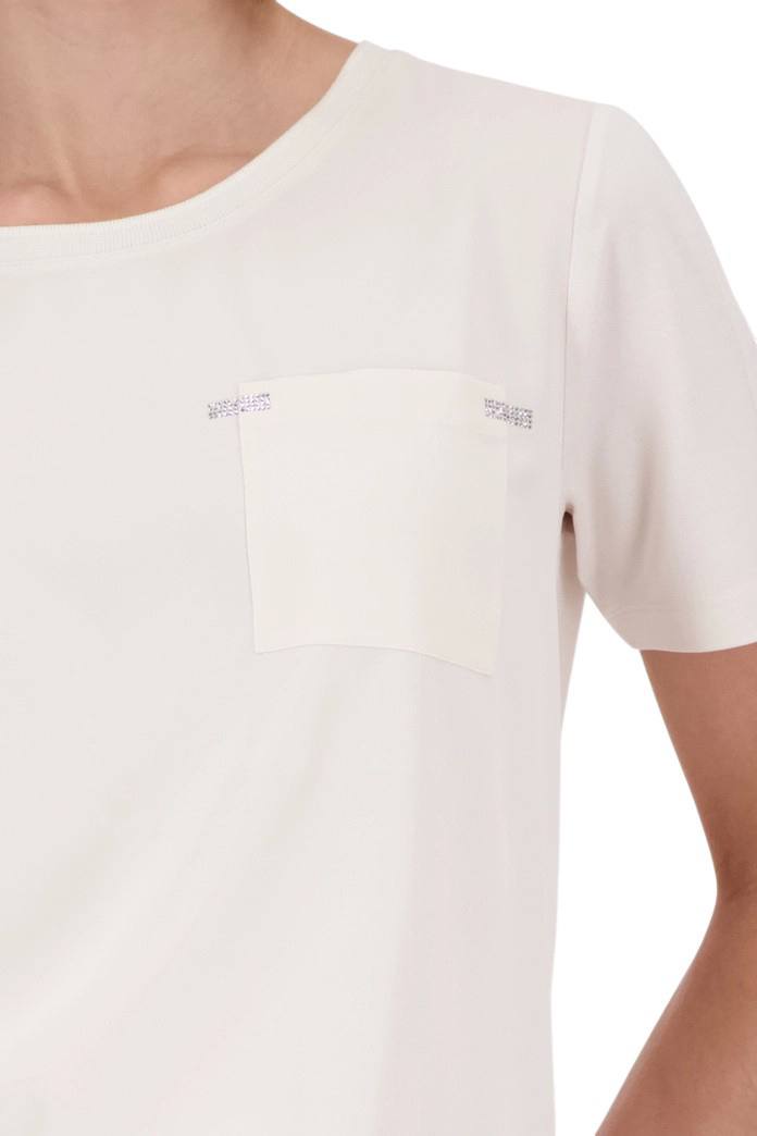 Женский Monari Футболка с отделкой стразами (цвет ), артикул 410467 | Фото 4