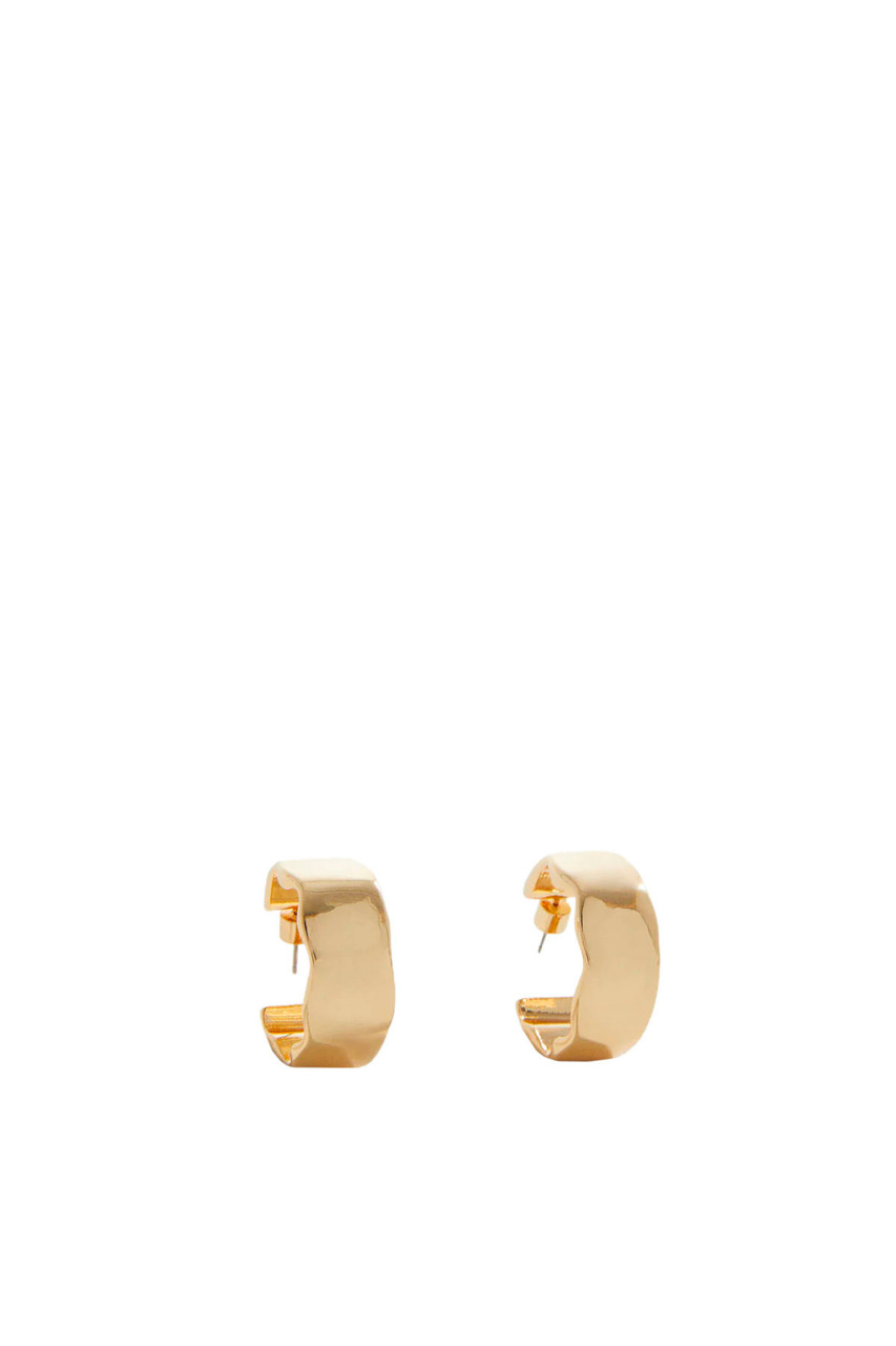 Серьги-кольца MONA|Основной цвет:Золотой|Артикул:57020363 | Фото 1