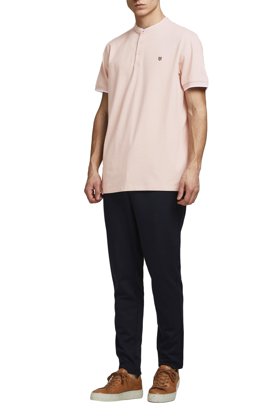 Мужской Jack & Jones Футболка поло из эластичного хлопка (цвет ), артикул 12188451 | Фото 2