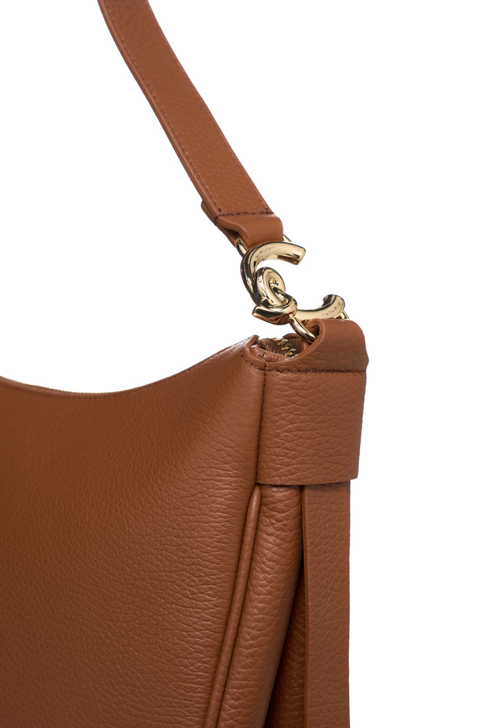 Сумка C-Easy Medium из натуральной кожи|Основной цвет:Коричневый Женский Coccinelle Сумка C-Easy Medium из натуральной кожи (цвет ), артикул E1SHA130201 | Фото 5