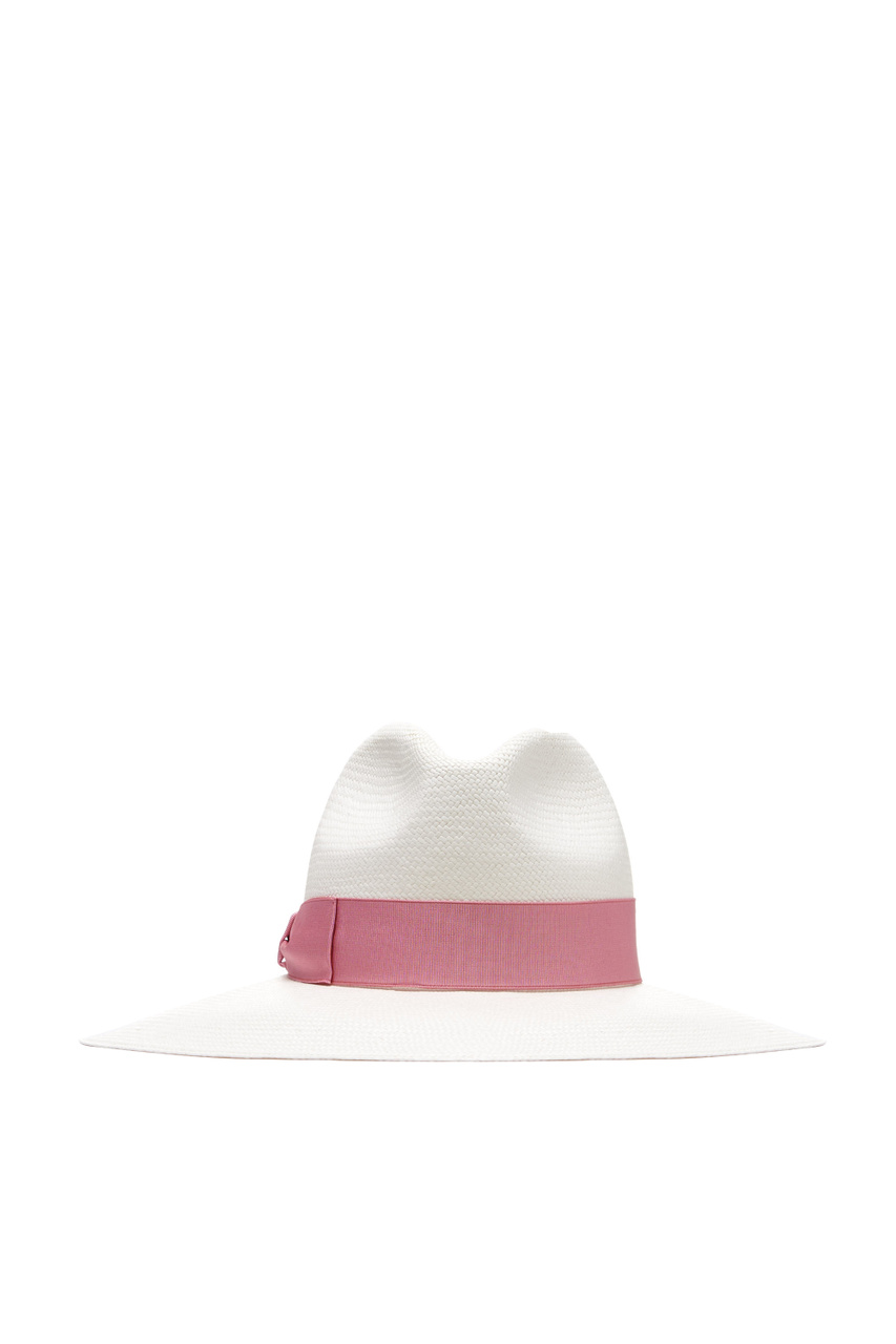 Шляпа Sophie с широкими полями|Основной цвет:Белый|Артикул:232171 | Фото 1
