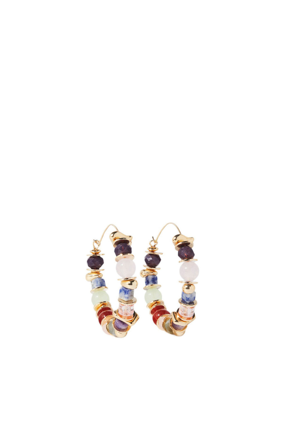 Женский Parfois Серьги-кольца с камнем и жемчугом (цвет ), артикул 213011 | Фото 1