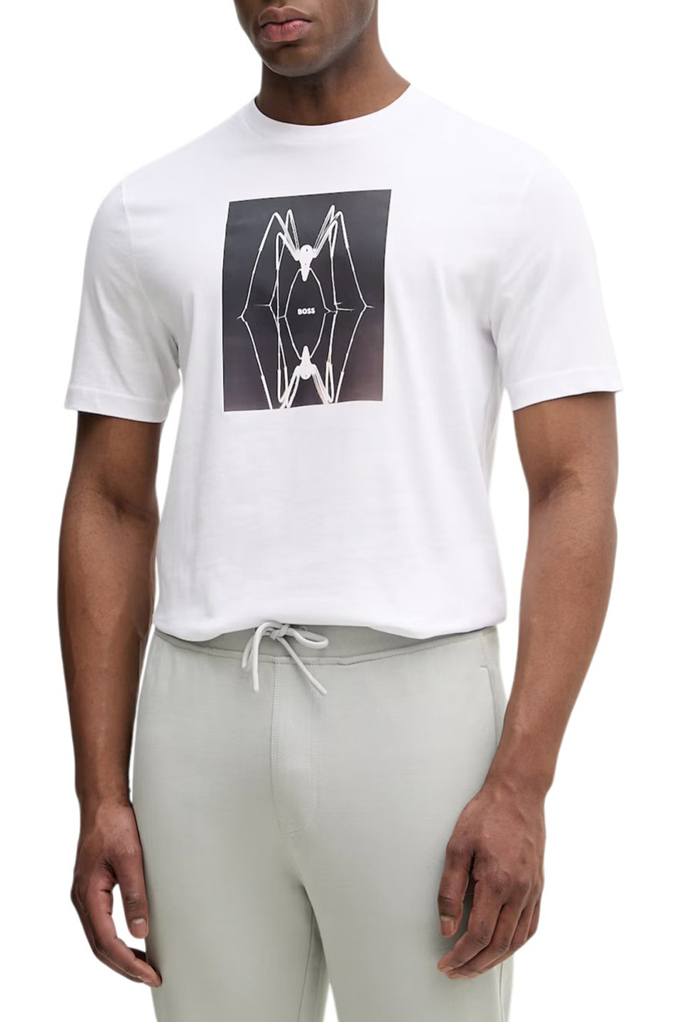 Мужской BOSS Футболка Te_Creature с принтом (цвет ), артикул 50561861 | Фото 4
