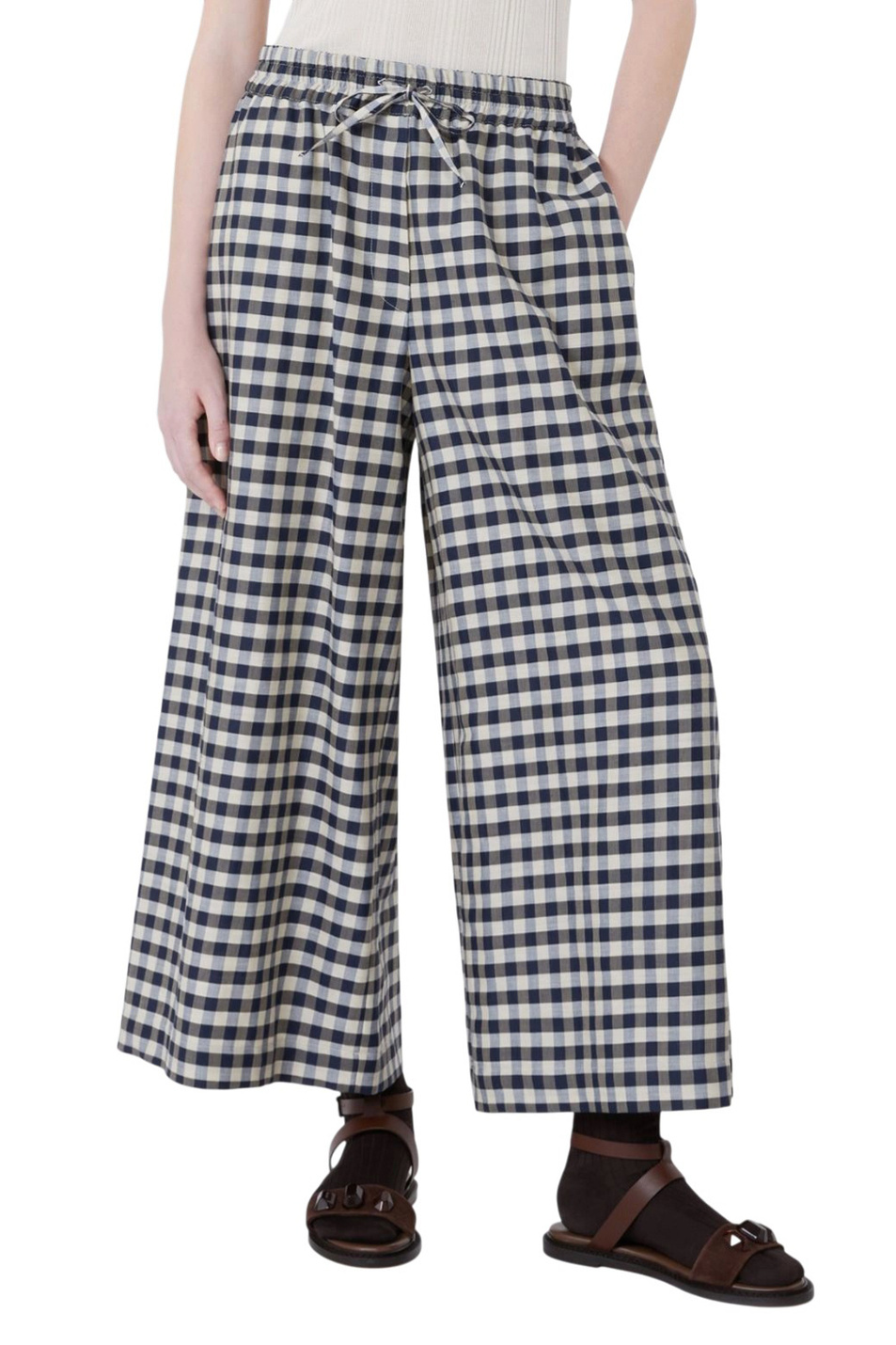 Женский Weekend Max Mara Брюки DONARE в клетку (цвет ), артикул 2615131172 | Фото 3