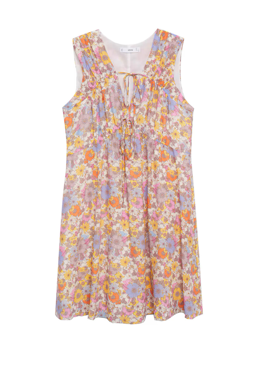 Платье MINA с принтом|Основной цвет:Разноцветный|Артикул:17050172 | Фото 1