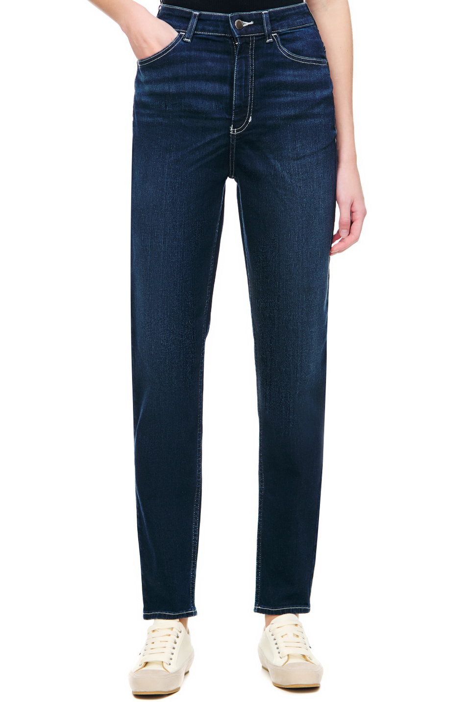 Женский Emporio Armani Джинсы с высокой посадкой (цвет ), артикул 6L2J29-2DT8Z | Фото 4