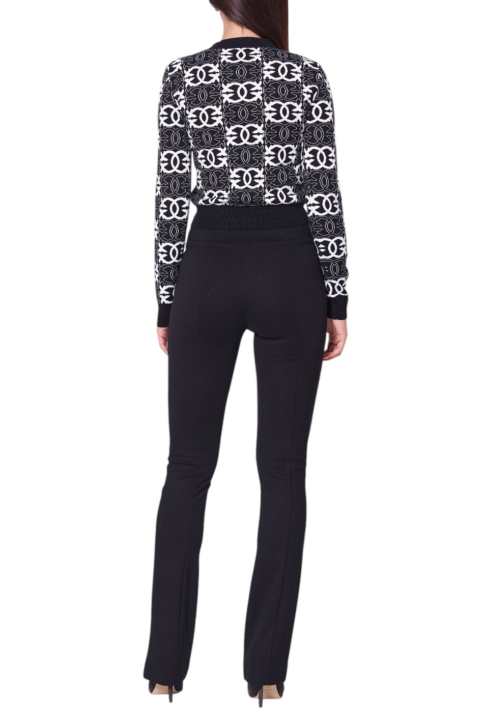 Джемпер GYPSIES с логотипом|Основной цвет:Черный Женский Pinko Джемпер GYPSIES с логотипом (цвет ), артикул 106041A2YD | Фото 5