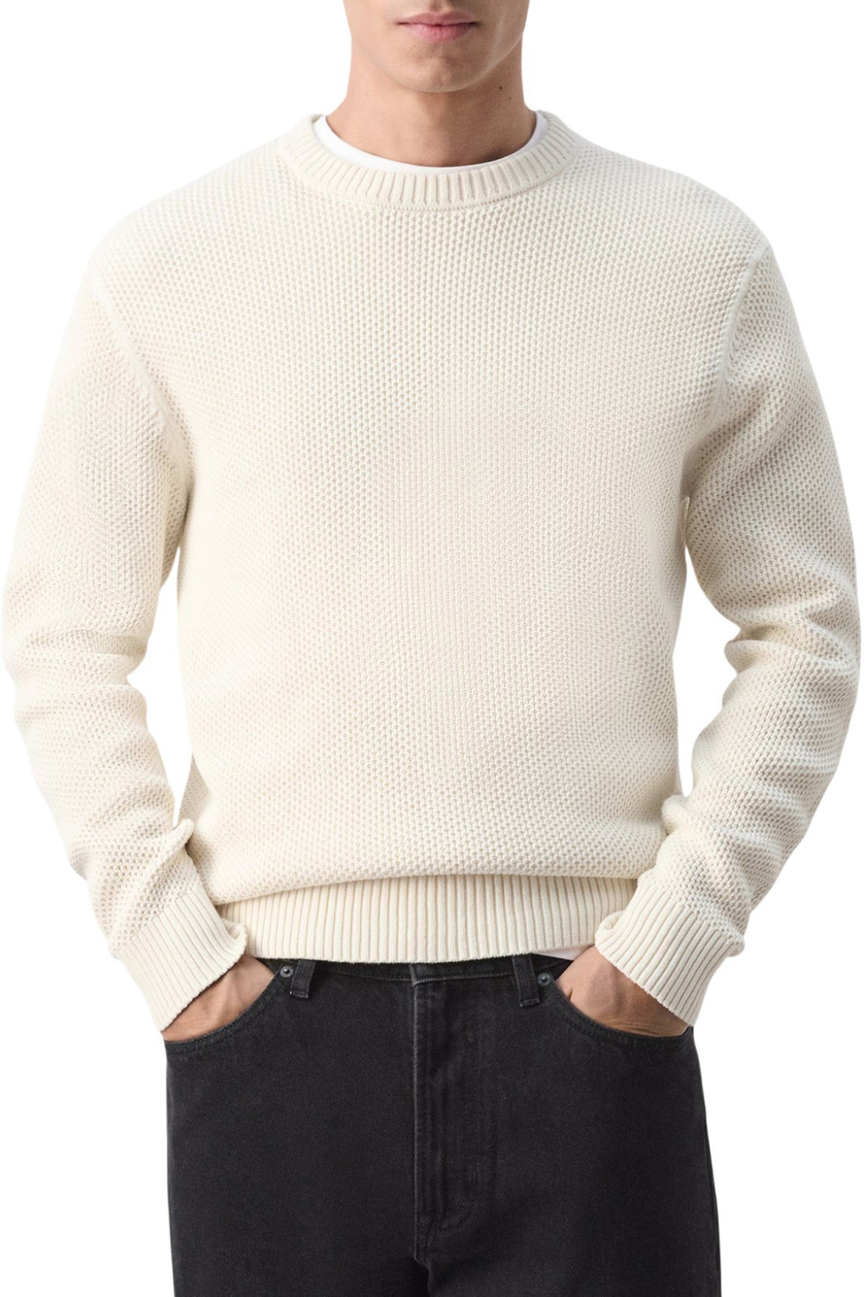 Мужской Mango Man Джемпер SALSA из смесового хлопка (цвет ), артикул 27004431 | Фото 3