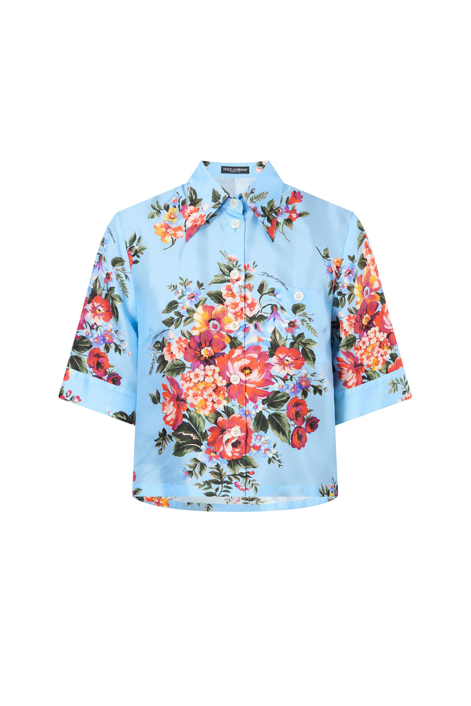 Женский Dolce & Gabbana Блузка из шелка (цвет ), артикул F5T50T-IS11I | Фото 1