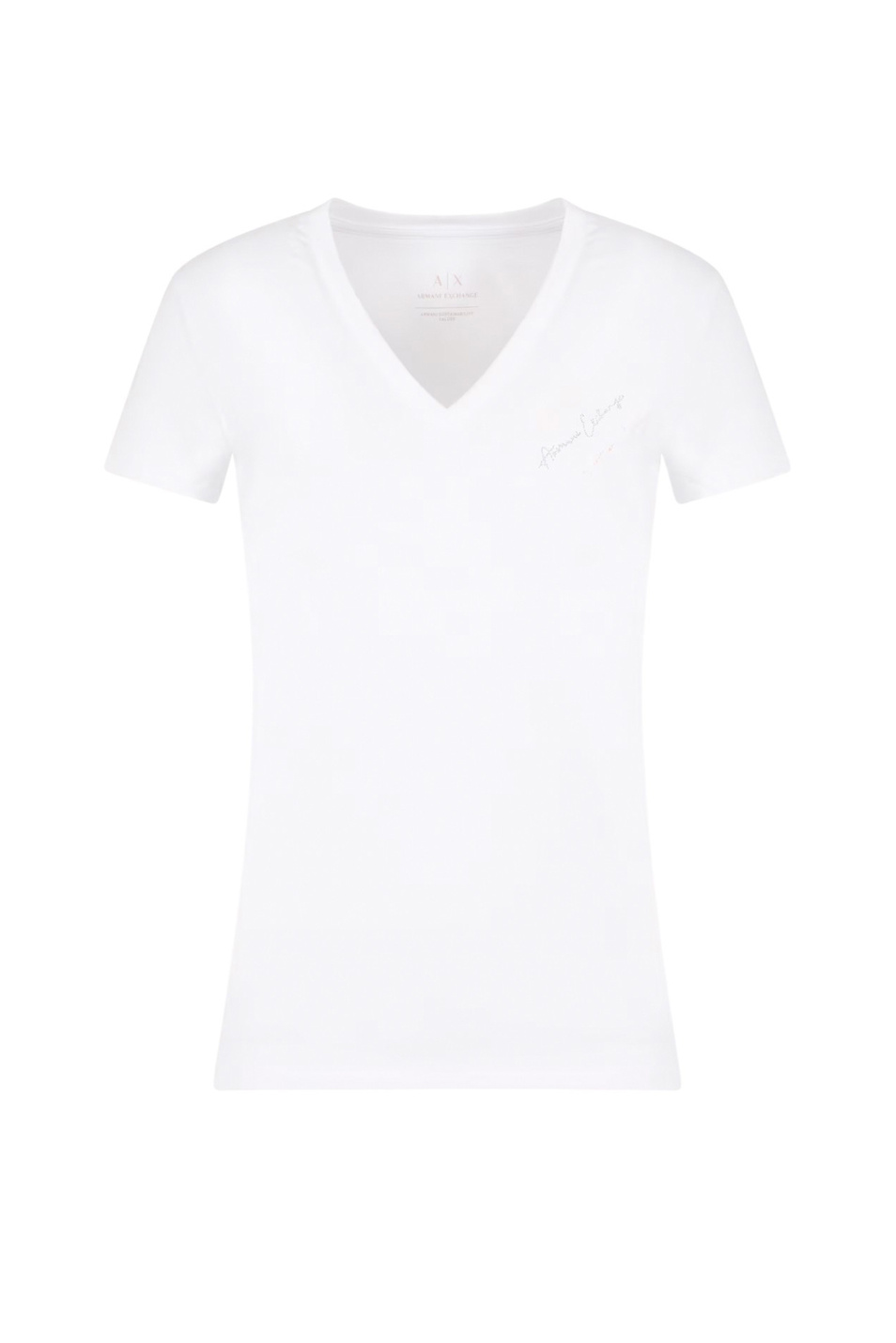 Женский Armani Exchange Футболка из эластичного хлопка (цвет ), артикул XW000600-AF10355 | Фото 1