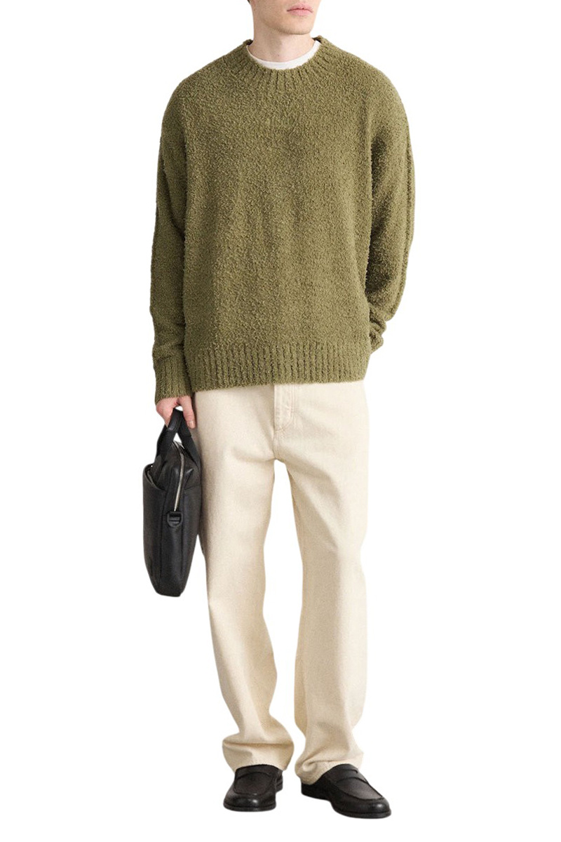 Джемпер Sanou|Основной цвет:Хаки Мужской HUGO Джемпер Sanou (цвет ), артикул 50524526 | Фото 3