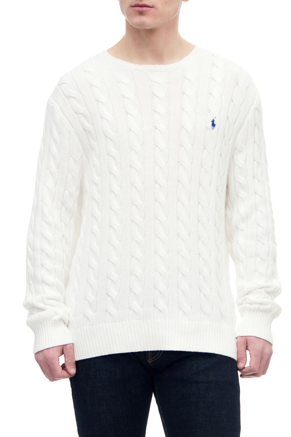 Мужской Polo Ralph Lauren Джемпер из натурального хлопка (цвет ), артикул 710775885033 | Фото 1