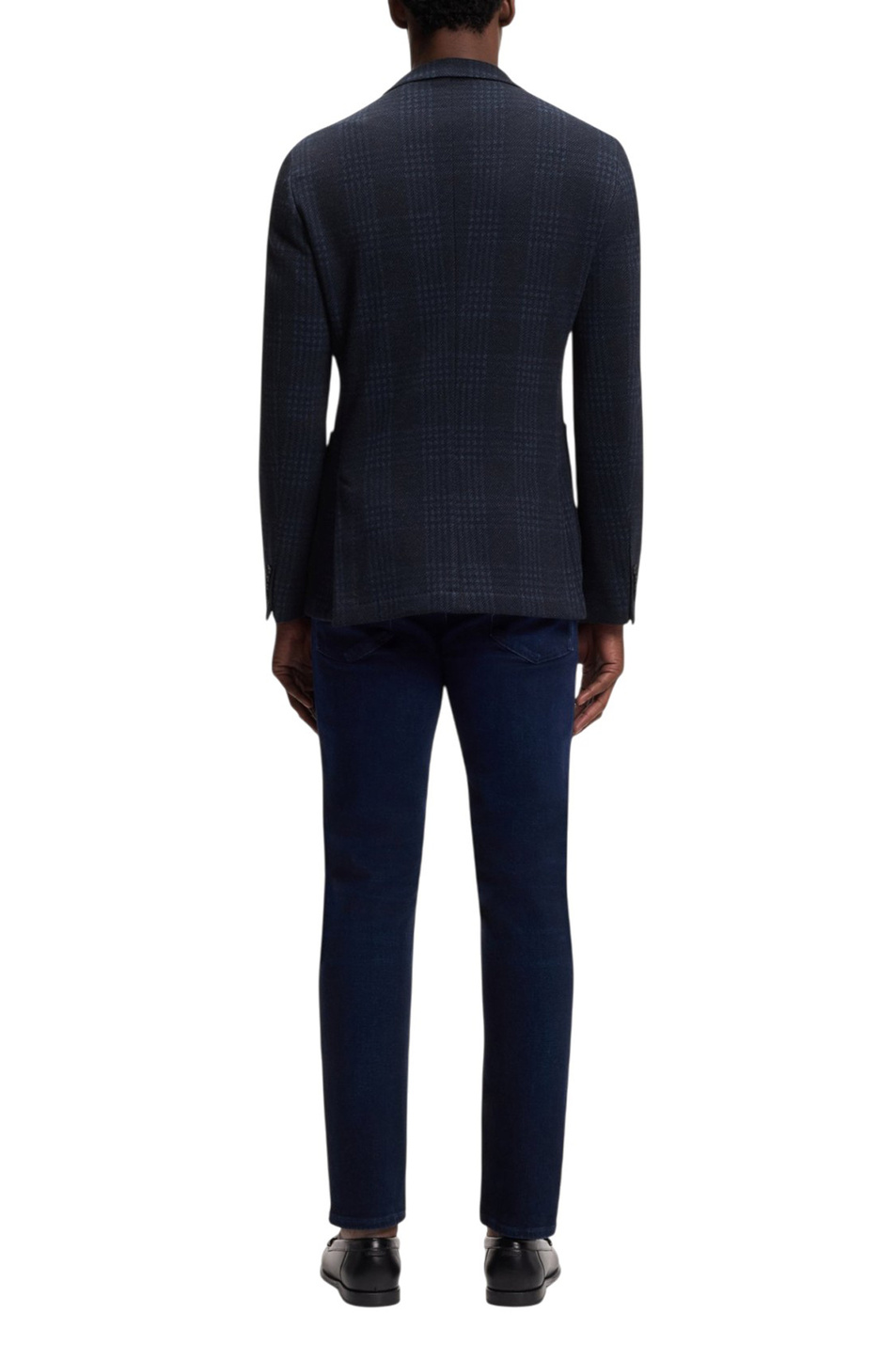 Пиджак Hanry в клетку|Основной цвет:Синий Мужской BOSS Пиджак Hanry в клетку (цвет ), артикул 50556822 | Фото 4