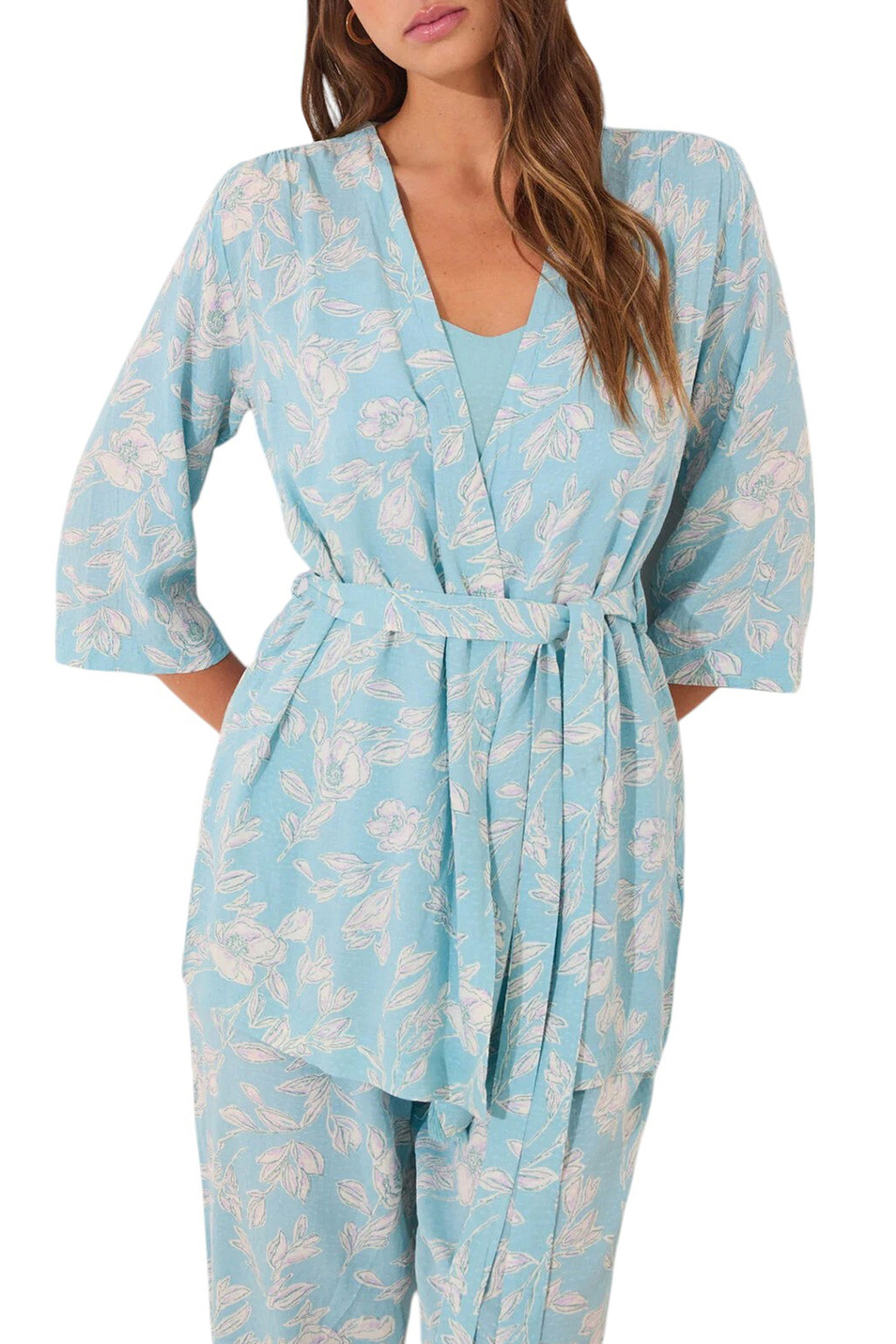 Женский Women'secret Костюм домашний (халат, топ, брюки) (цвет ), артикул 3592395 | Фото 3