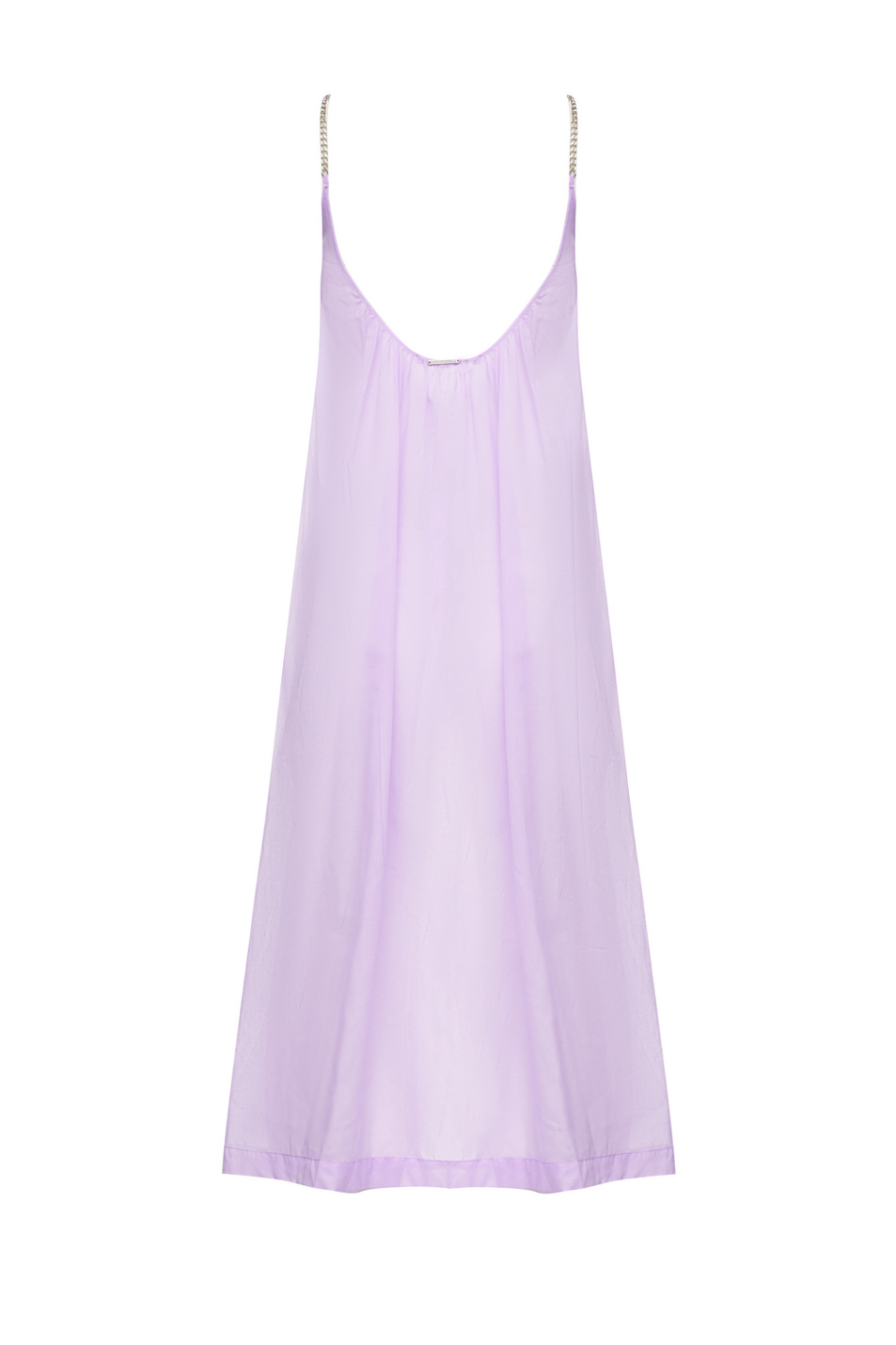Stella McСartney Платье из натурального хлопка с бретелями-цепочками (цвет ), артикул S7AG01550 | Фото 2