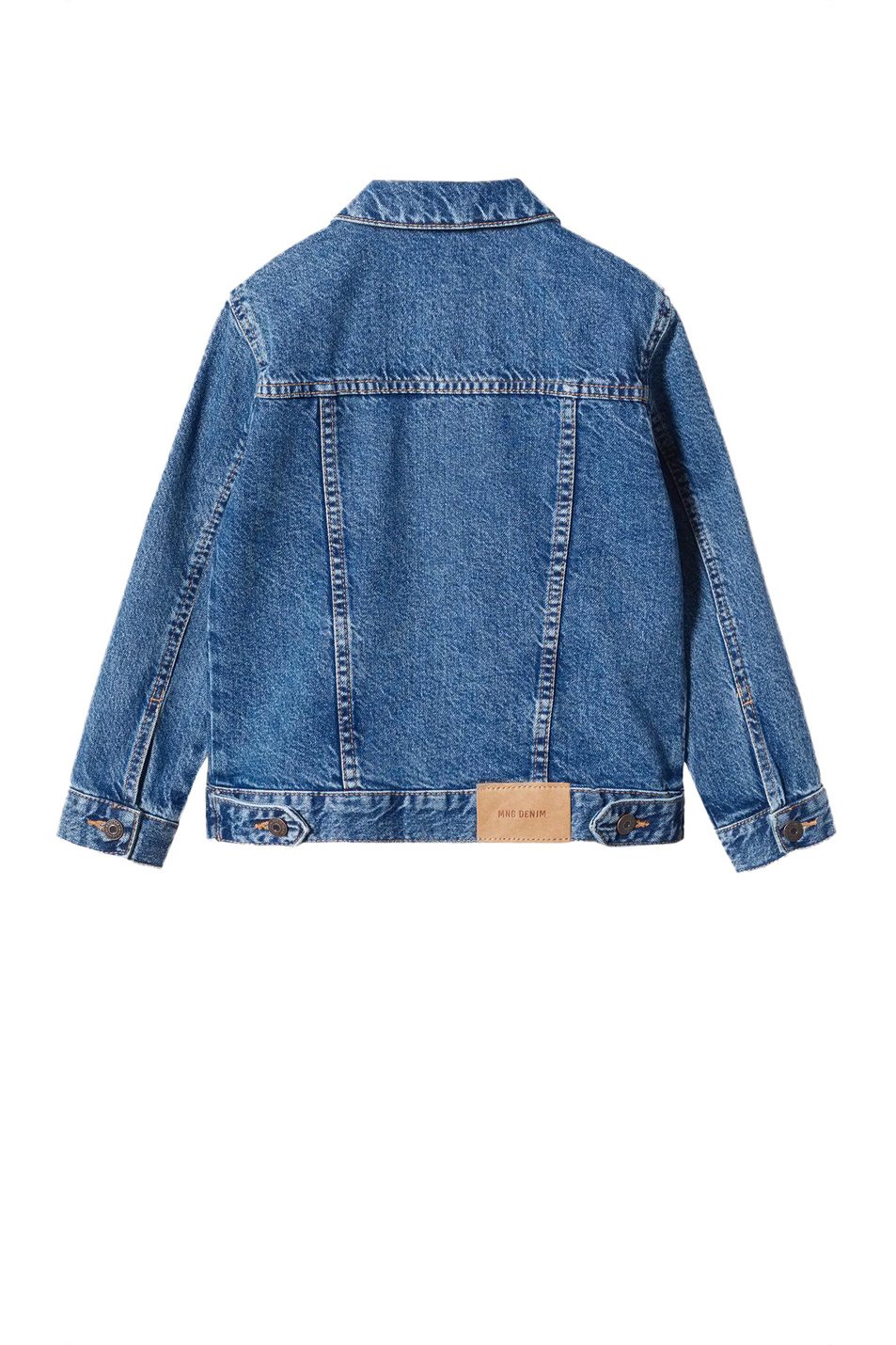 Мальчикам Mango Kids Куртка джинсовая JOHN из натурального хлопка (цвет ), артикул 47002877 | Фото 2