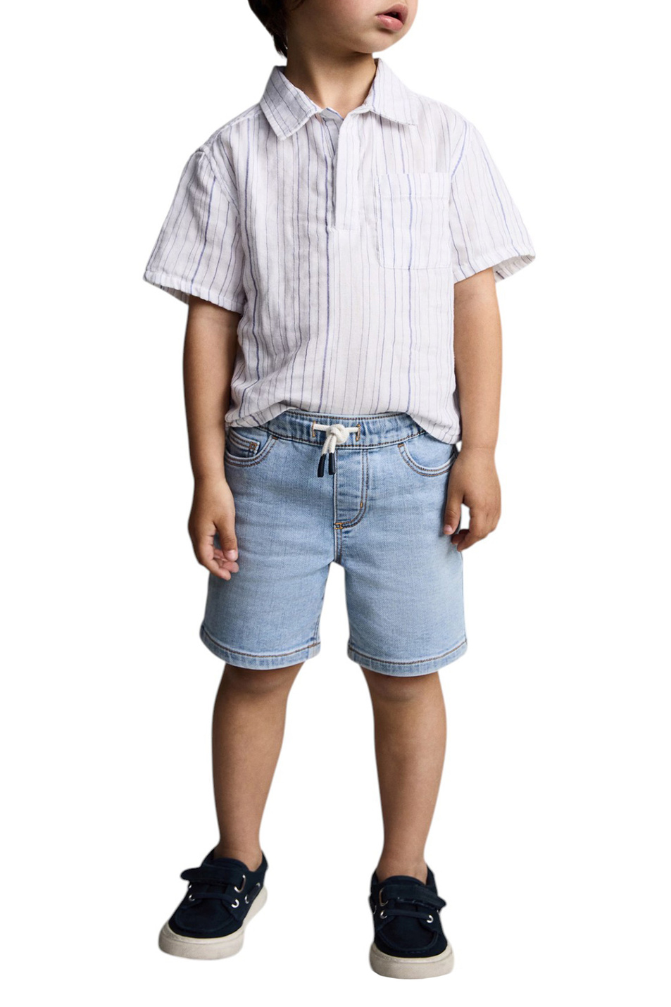 Мальчикам Mango Kids Шорты COMFYB джинсовые (цвет ), артикул 87087682 | Фото 3