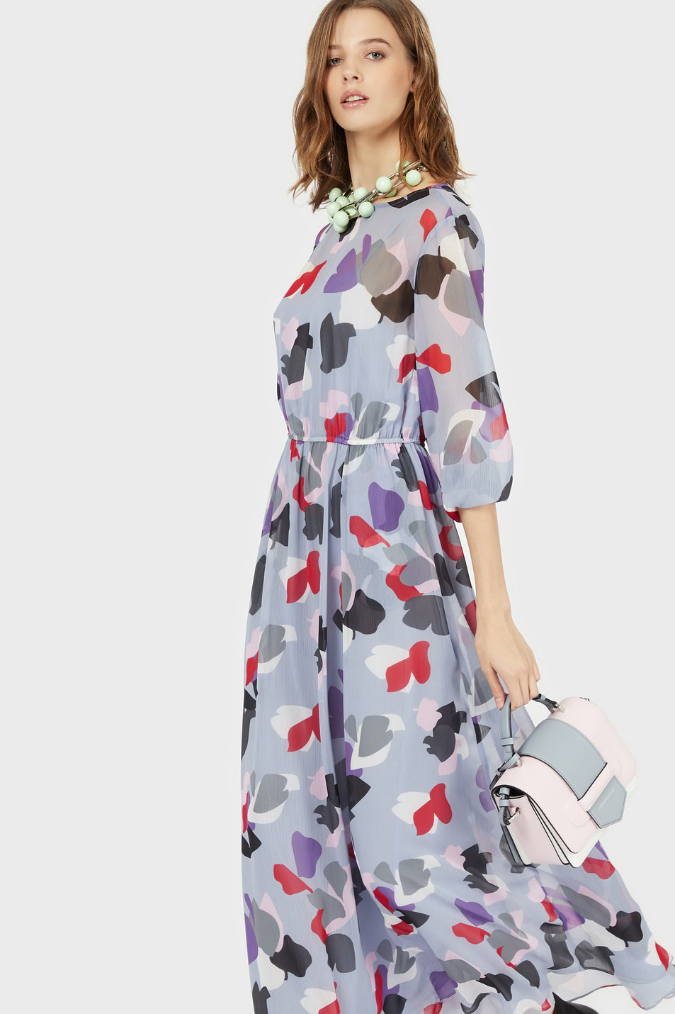 Женский Emporio Armani Платье с цветочным принтом (цвет ), артикул 3H2A98-2NXUZ | Фото 7