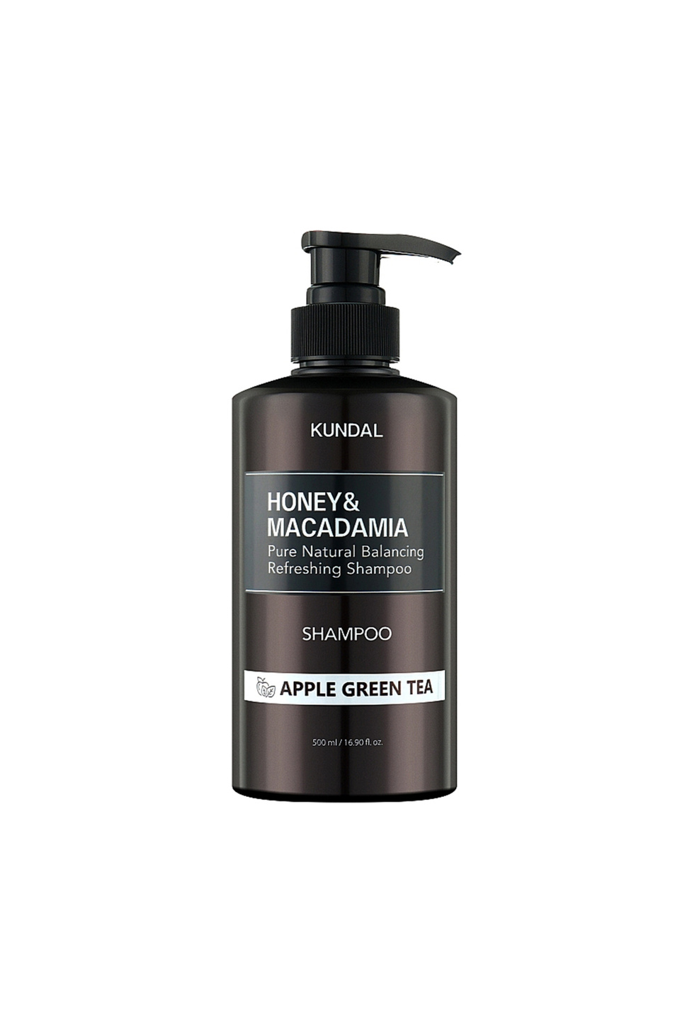 Не имеет пола KUNDAL Шампунь Honey & Macadamia Shampoo Apple Green Tea, 500 мл (цвет ), артикул K8809693255603 | Фото 1