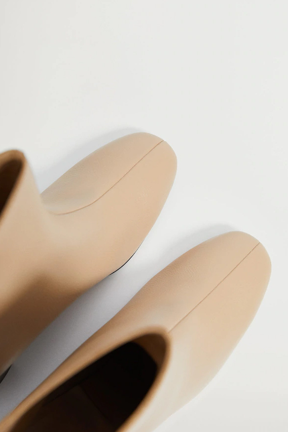 Mango Ботильоны на каблуке COMFY из натуральной кожи (цвет ), артикул 87060561 | Фото 4