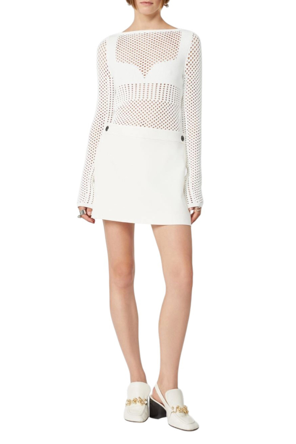 Женский Sportmax Джемпер FAGLIA фактурной вязки (цвет ), артикул 2612361052 | Фото 3