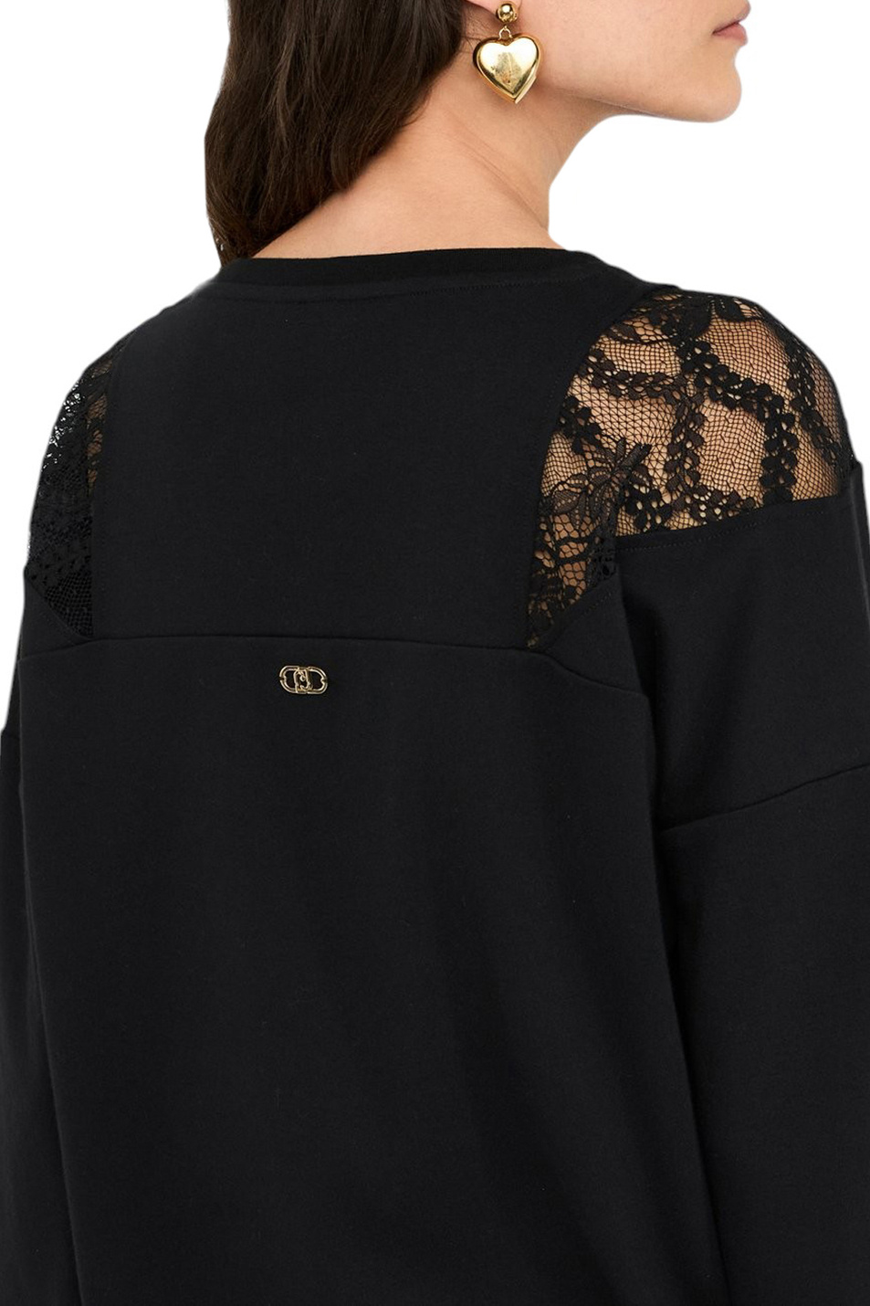 Женский Liu Jo Свитшот с кружевом (цвет ), артикул TF5008J4523 | Фото 5