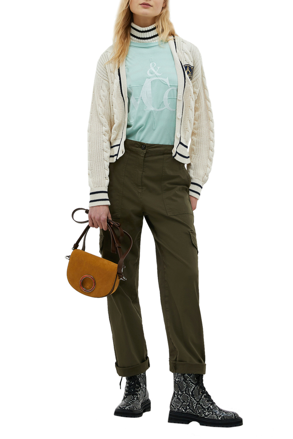 Женский MAX&Co. Кардиган PAGLIA с V-образным вырезом (цвет ), артикул 73418822 | Фото 2