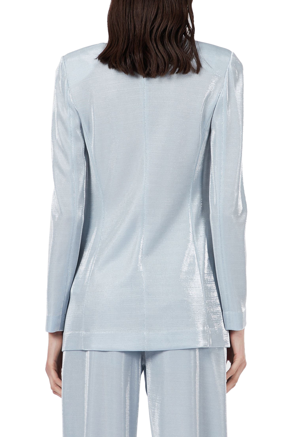 Женский Emporio Armani Пиджак из двухслойной ткани с люрексом (цвет ), артикул 3K2G8M-2JV4Z | Фото 4