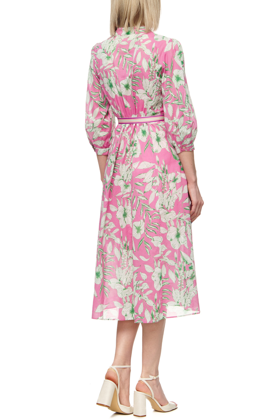 iBLUES Платье VALORE с рукавами 3/4 и поясом (цвет ), артикул 72212222 | Фото 4