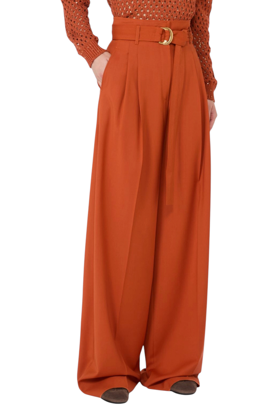 Женский Max Mara Брюки SERIO из шерсти (цвет ), артикул 2626136021 | Фото 4