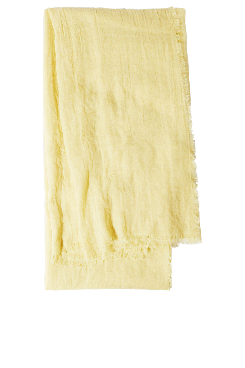 Однотонный шарф|Основной цвет:Желтый|Артикул:208328 | Фото 1