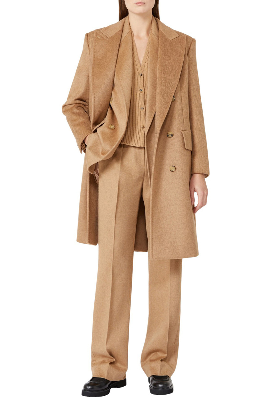 Женский Max Mara Жилет MADRE из шерсти и кашемира (цвет ), артикул 2521356012 | Фото 2