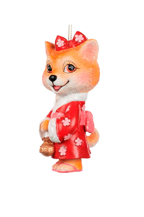 Goodwill Елочная игрушка "Собака в красном кимоно" 10 см ( цвет), артикул TR 22584_2 | Фото 1