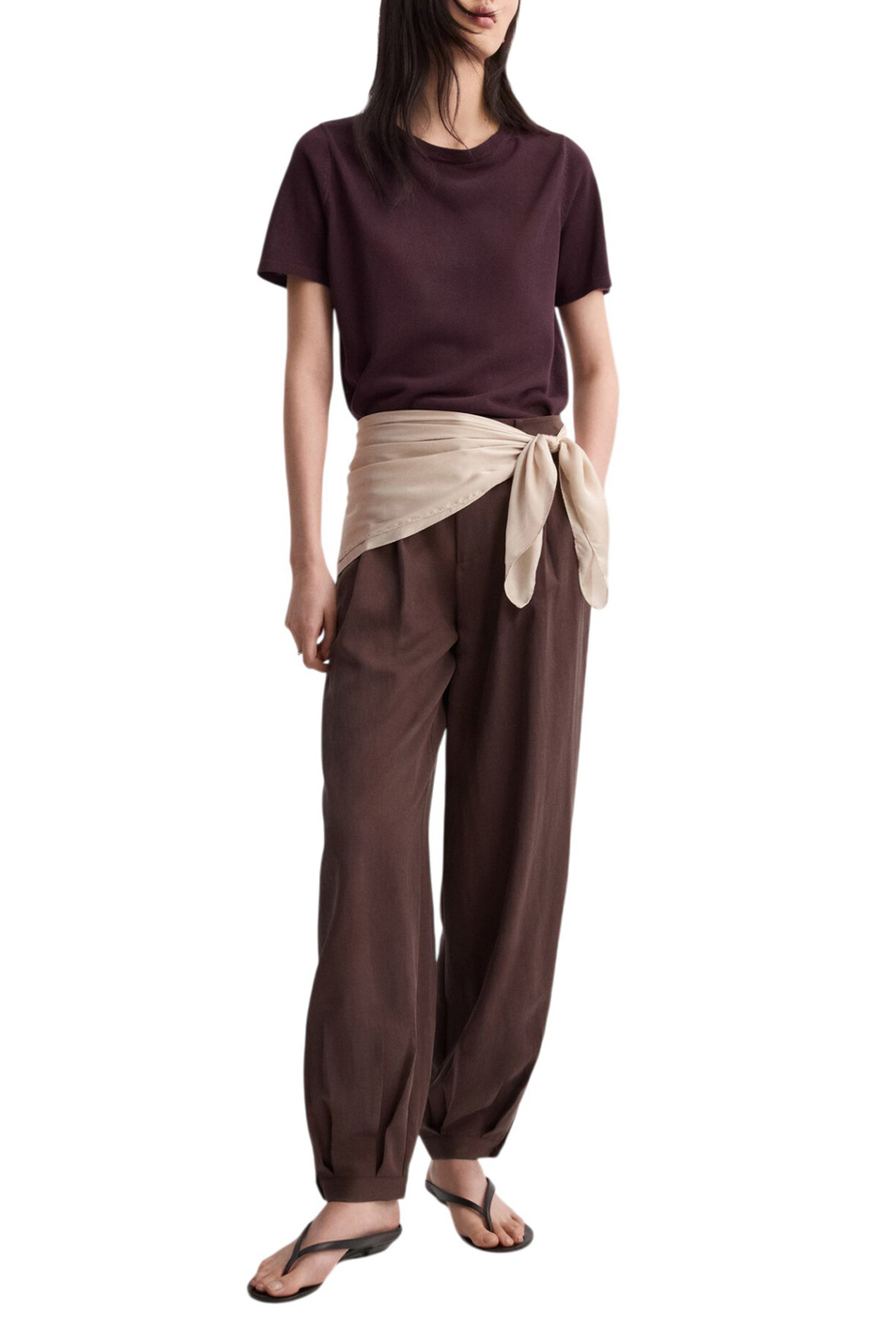 Женский Mango Джемпер TENCYM однотонный (цвет ), артикул 27045820 | Фото 2