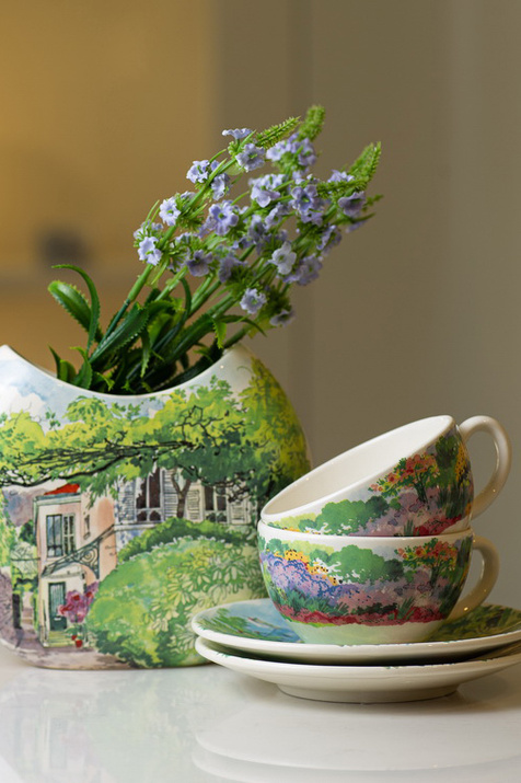 Gien Чашка чайная с блюдцем ( цвет), артикул 1738PTHE01 | Фото 2