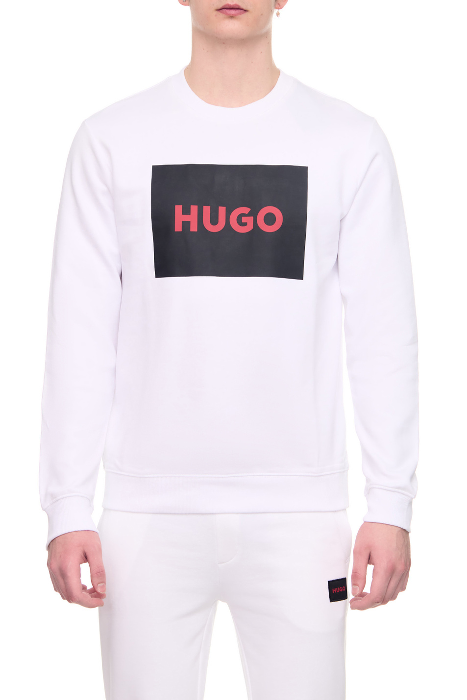 Мужской HUGO Свитшот с контрастным логотипом (цвет ), артикул 50467944 | Фото 1
