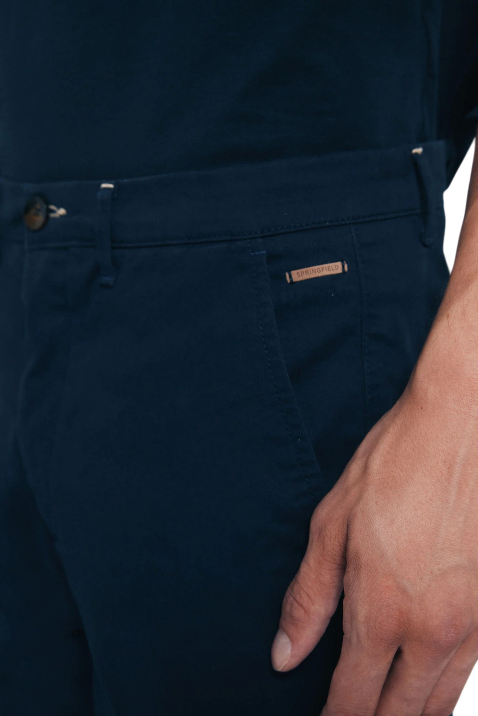Мужской Springfield Брюки из эластичного хлопка (цвет ), артикул 1552731 | Фото 5
