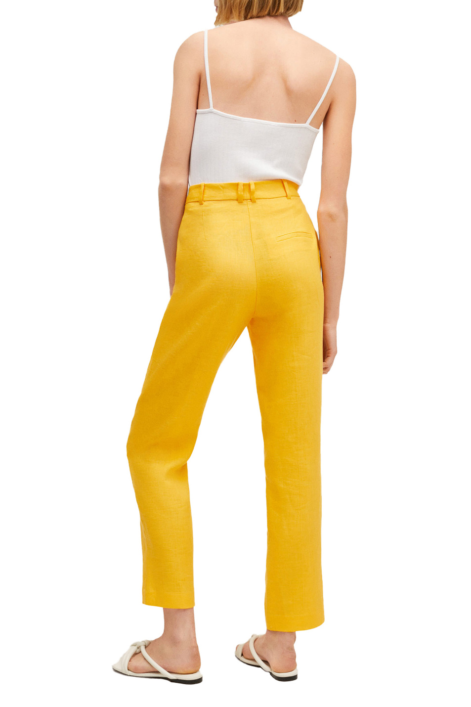 Женский Mango Костюмные льняные брюки BORELI (цвет ), артикул 27067106 | Фото 4