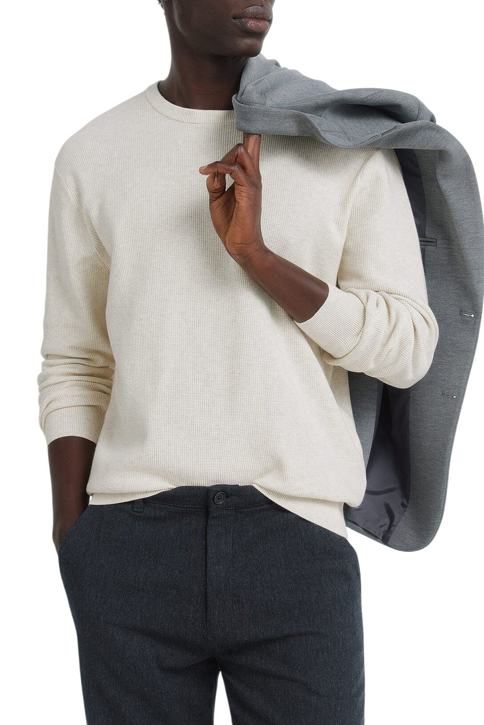 Мужской Springfield Джемпер из хлопка (цвет ), артикул 1413194 | Фото 1