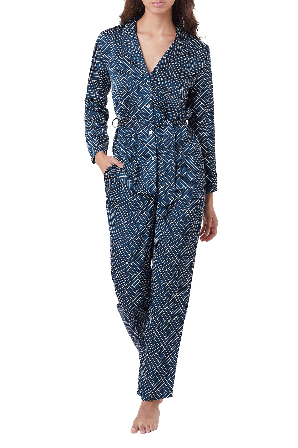 Женский Etam Пижамная рубашка JIZZO с принтом (цвет ), артикул 6537255 | Фото 2