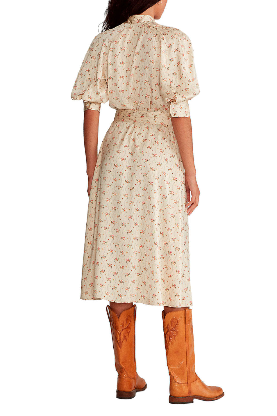 Polo Ralph Lauren Атласное платье с цветочным принтом (цвет ), артикул 211811569001 | Фото 3