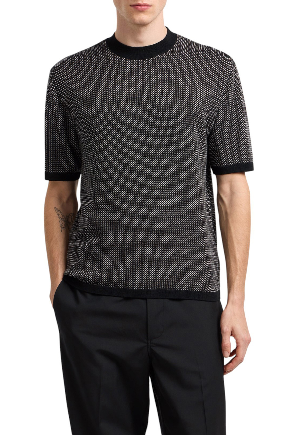 Мужской Emporio Armani Джемпер из шерсти (цвет ), артикул EM003385-AF14199 | Фото 3